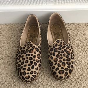Leopard Sabah Loafers, Women’s Size 39